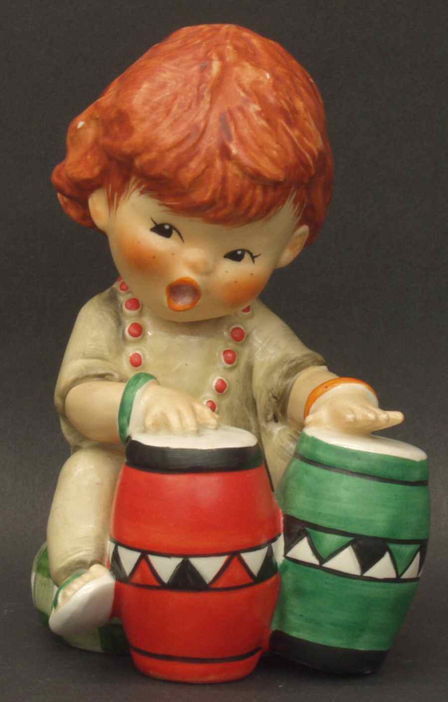 Red Heads Bongo Beat - No Box by Goebel-1