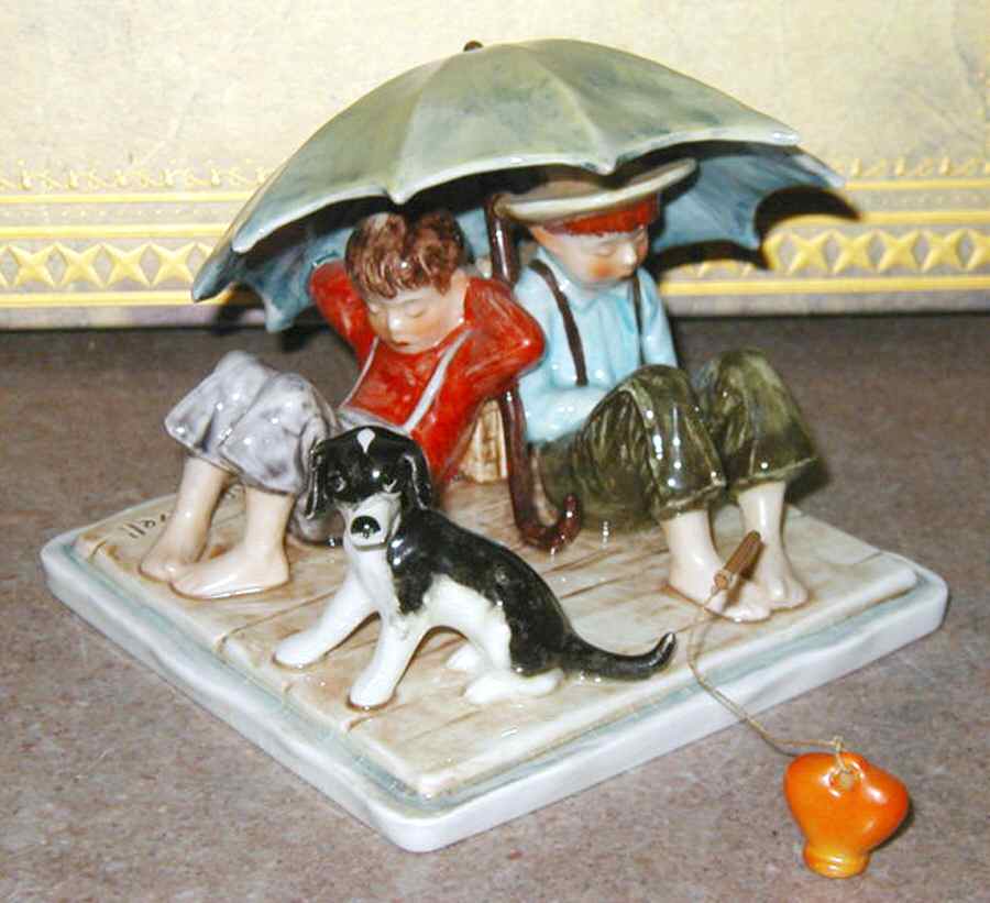 Norman Rockwell Patient Anglers - Boxed by Goebel-1