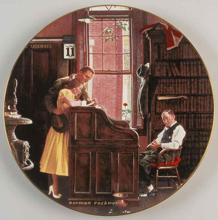 Goebel Plate The Marriage License - Boxed by Goebel-1