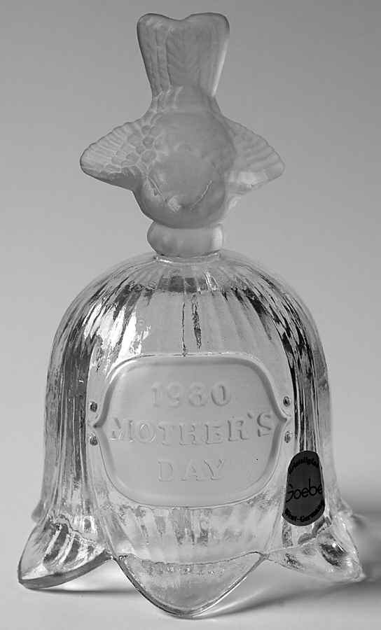 Mother's Day Bell-Crystal Bird - No Box by Goebel-1