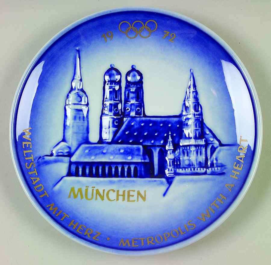 Olympic Games Plate Munich - With Box by Goebel-1