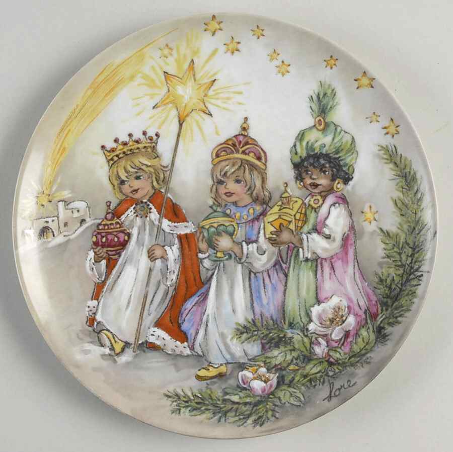 Christmas In Kinderland Three Wee Kings - Boxed by Goebel-1