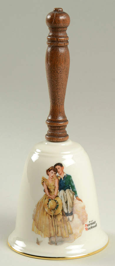 Norman Rockwell Bell Young Love - No Box by Gorham-1