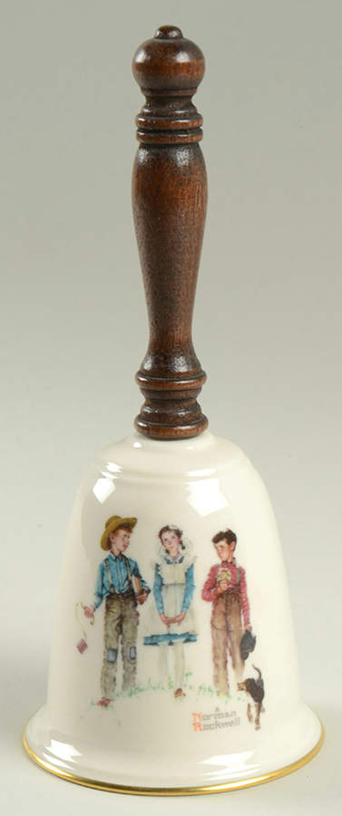 Norman Rockwell Bell Young Mans Fancy - No Box by Gorham-1