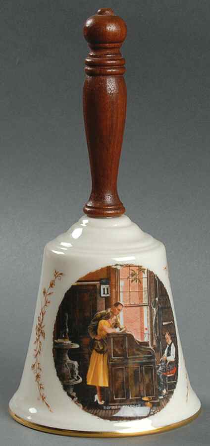 Norman Rockwell Bell Marriage License - Boxed by Gorham-1