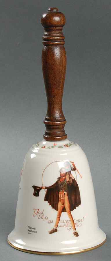 Norman Rockwell Bell Tiny Tim - No Box by Gorham-1