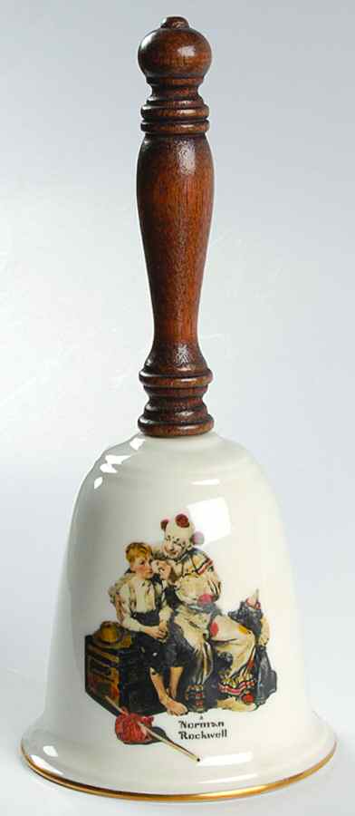 Norman Rockwell Bell Clown Bell - No Box by Gorham-1