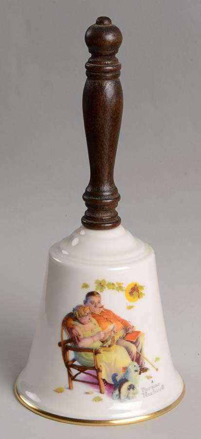Norman Rockwell Bell Fondly Do We Remember - No Box by Gorham-1