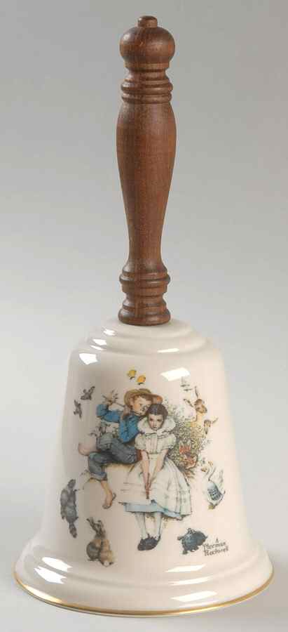 Norman Rockwell Bell Love's Harmony-Sweet Song So Young - No Box by Gorham-1