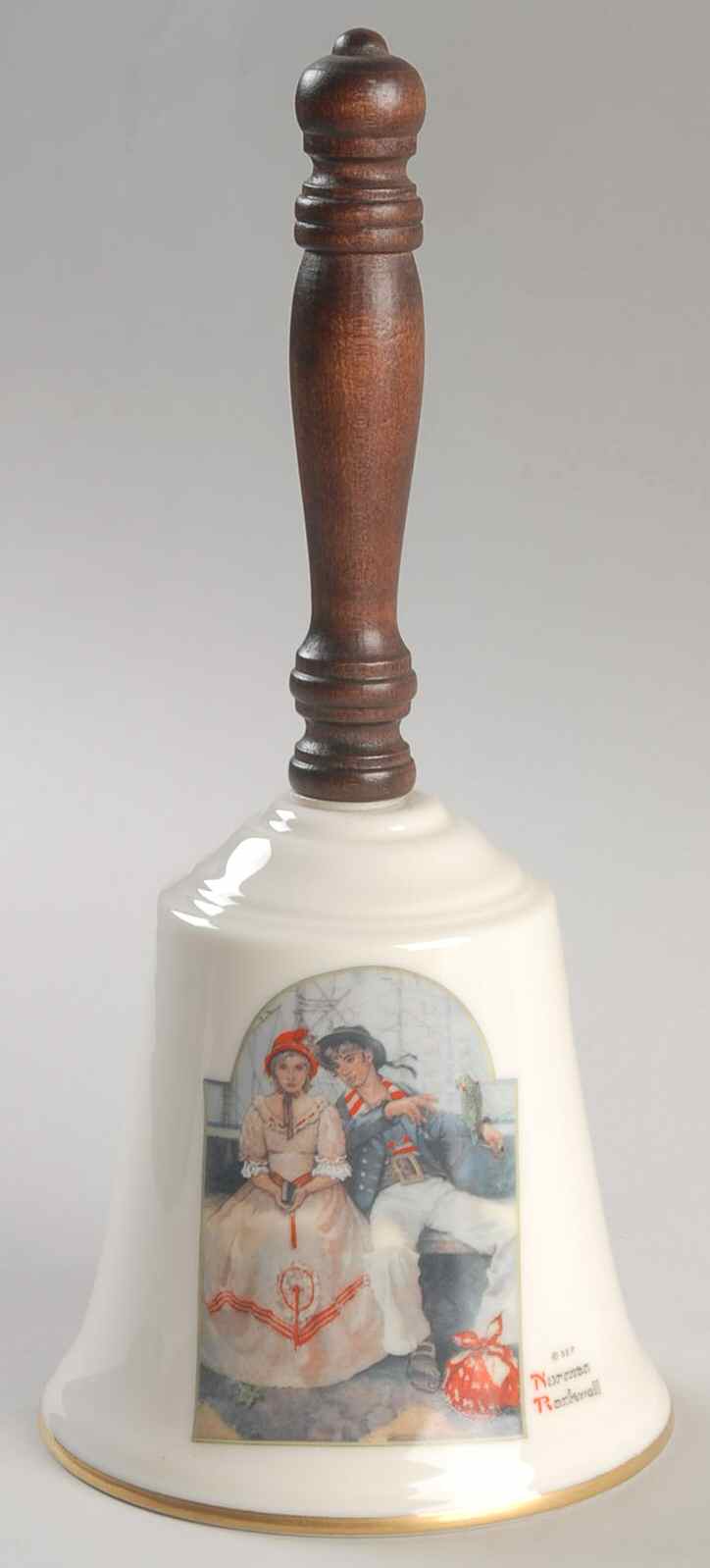 Norman Rockwell Bell Yarn Spinner - No Box by Gorham-1