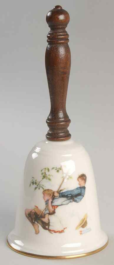 Norman Rockwell Bell Flying High - Boxed by Gorham-1