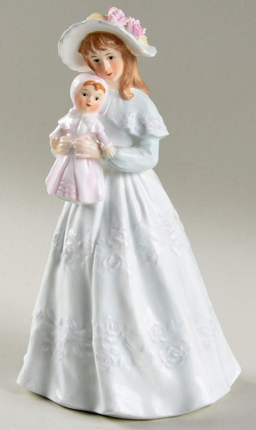 Gorham Figurine 19th Century Young Lady With Doll - Boxed by Gorham-1