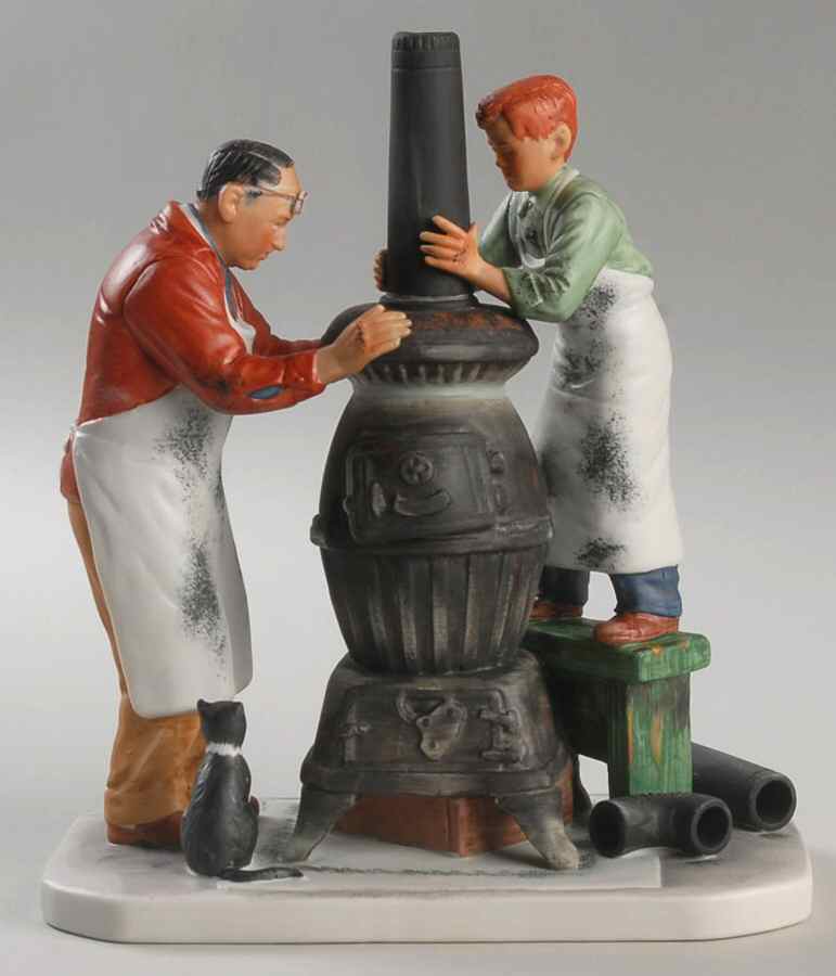 A Helping Hand-Four Seasons The Coal Seasons Coming-Fall - Boxed by Gorham-1