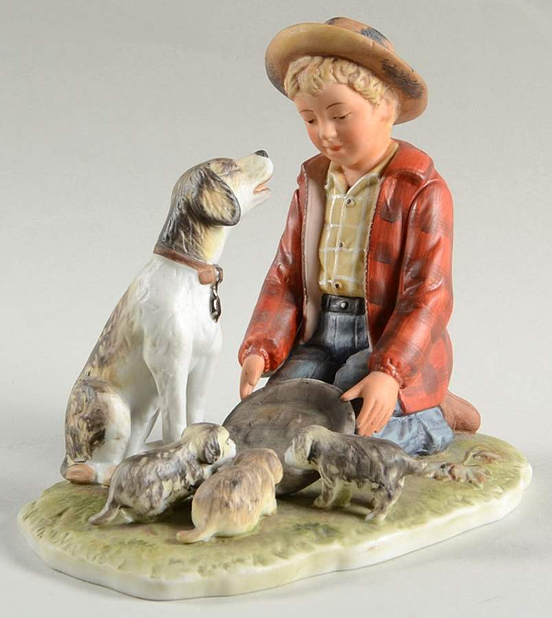 A Boy & His Dog-Four Seasons The Pride Of Parenthood - Boxed by Gorham-1