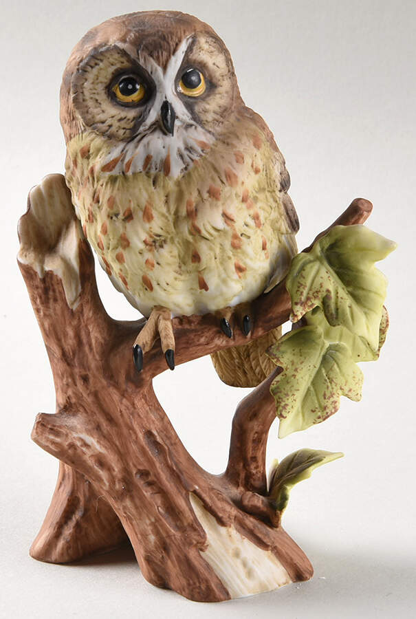 Gallery Birds Saw Whet Owl - Boxed by Gorham-1