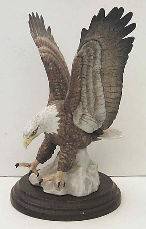 Gallery Birds Bald Eagle In Flight  - No Box by Gorham-1