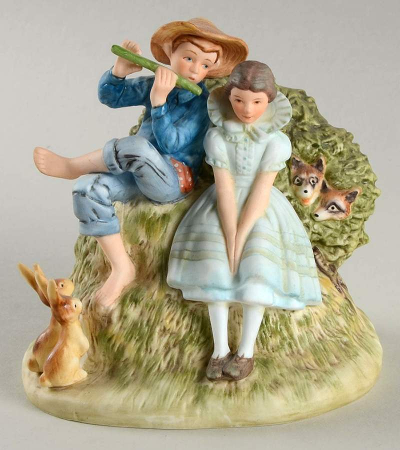 Norman Rockwell Figurines-Miniatures Sweet Song So Young - No Box by Gorham-1