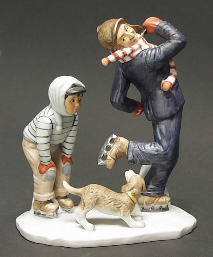 Saturday Evening Post Figurines Gay Blades - No Box by Gorham-1