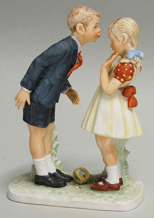 Saturday Evening Post Figurines A Day In The Life Of A Girl - Boxed by Gorham-1