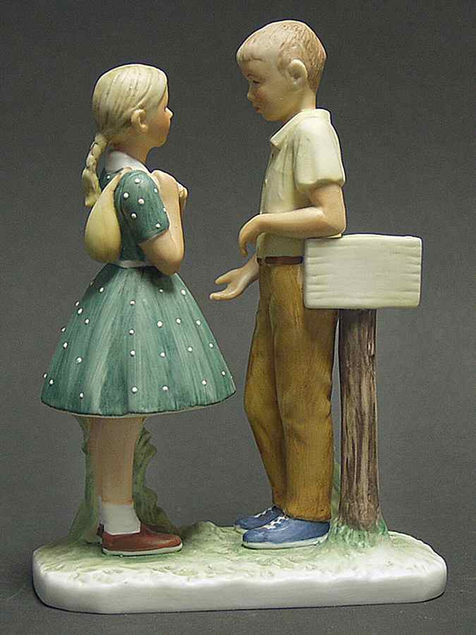 Saturday Evening Post Figurines A Day In The Life Of A Girl Ii - Boxed by Gorham-1