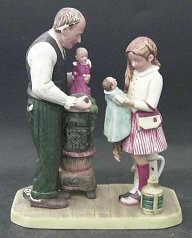 Saturday Evening Post Figurines At The Curiostiy Shop - No Box by Gorham-1
