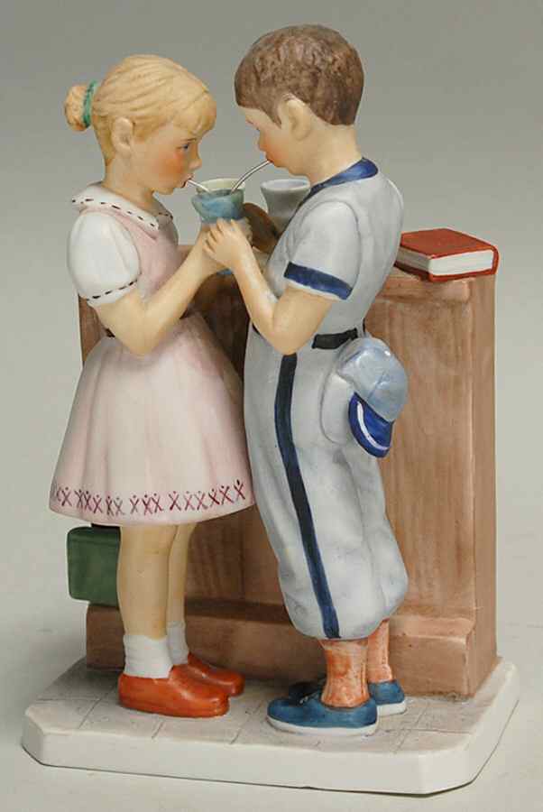 Saturday Evening Post Figurines A Day In The Life Of A Boy - No Box by Gorham-1