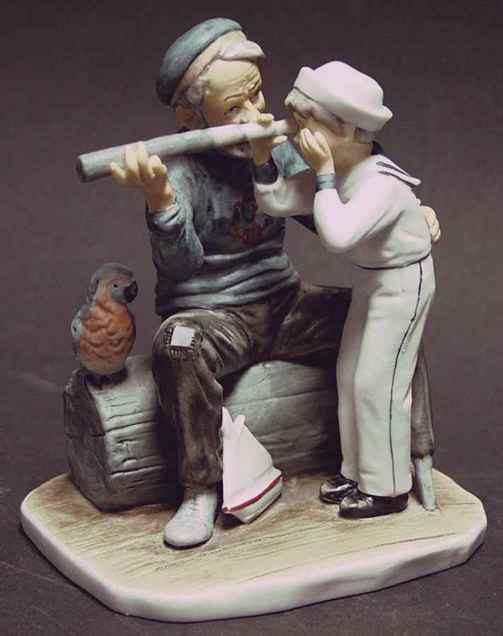 Saturday Evening Post Figurines Captain - Boxed by Gorham-1