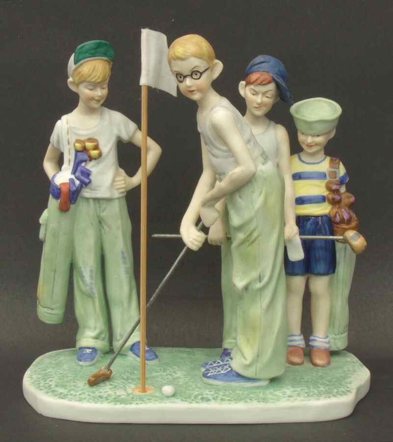 Saturday Evening Post Figurines Missed - Boxed by Gorham-1