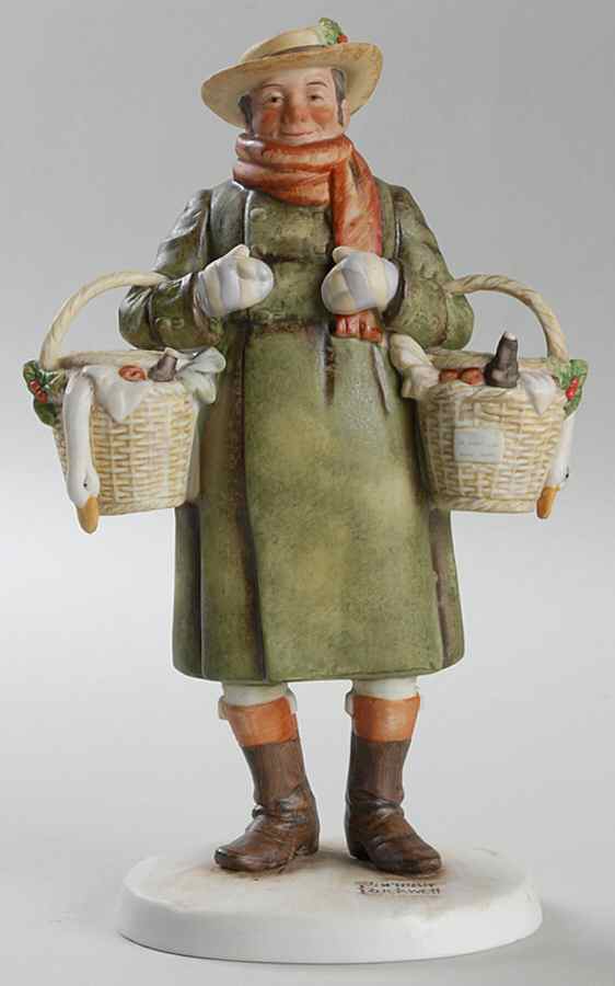 Saturday Evening Post Figurines Merrie Christmas - Boxed by Gorham-1