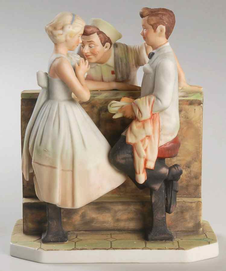 Saturday Evening Post Figurines After The Prom - Boxed by Gorham-1