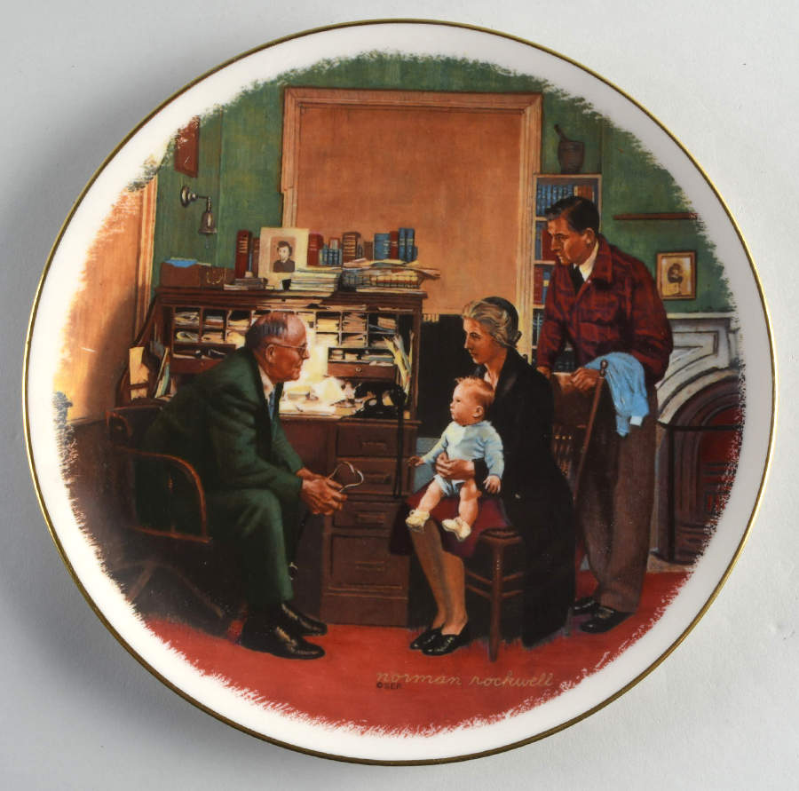 Gorham Plate The Annual Visit - Boxed by Gorham-1
