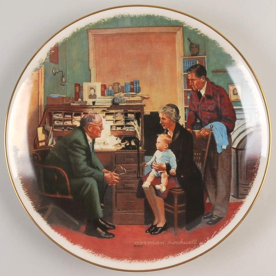 Gorham Plate The Country Doctor - With Box by Gorham-1