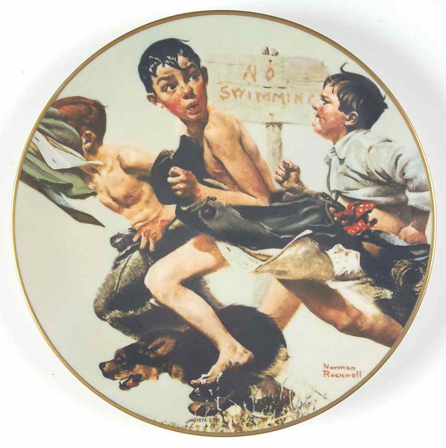 Gorham Plate The Streaker - Boxed by Gorham-1