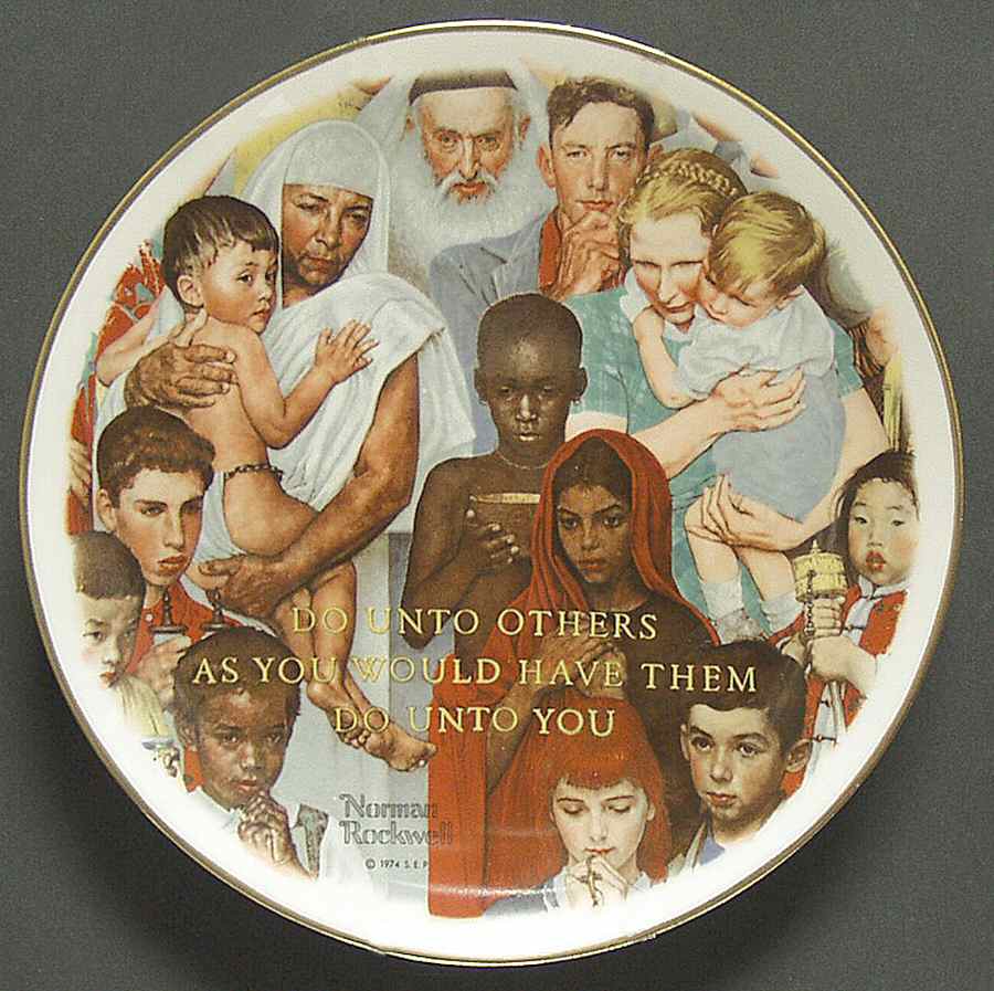 Gorham Plate The Golden Rule - Boxed by Gorham-1