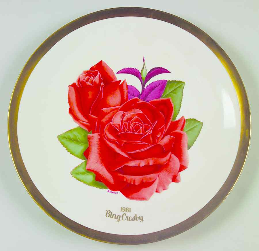 All American Rose Bing Crosby - Boxed by Gorham-1