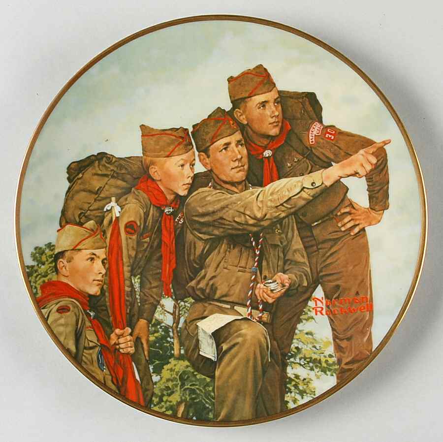 Boy Scouts of America Pointing The Way - No Box by Gorham-1