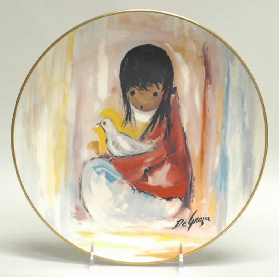 De Grazia Children White Dove - No Box by Gorham-1
