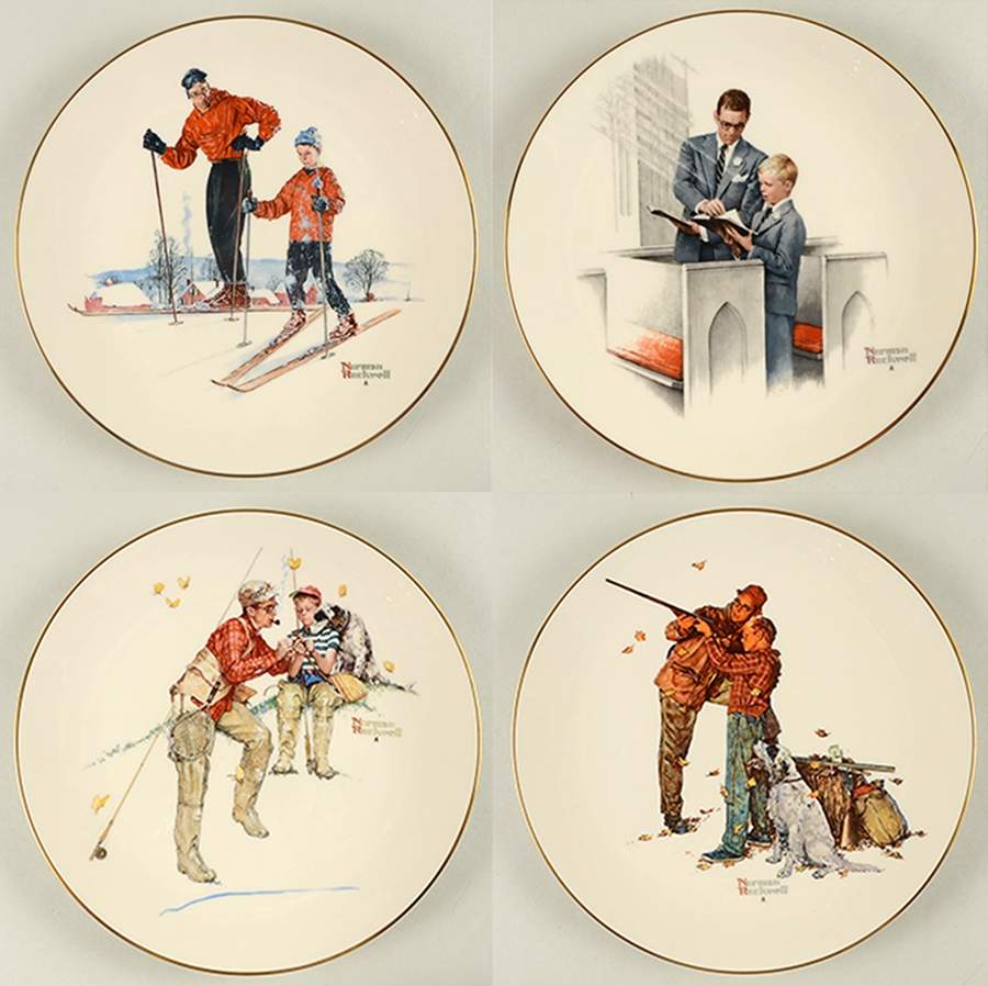 Dads Boy-Four Seasons Dad's Boy-Set Of 4 - Boxed by Gorham-1