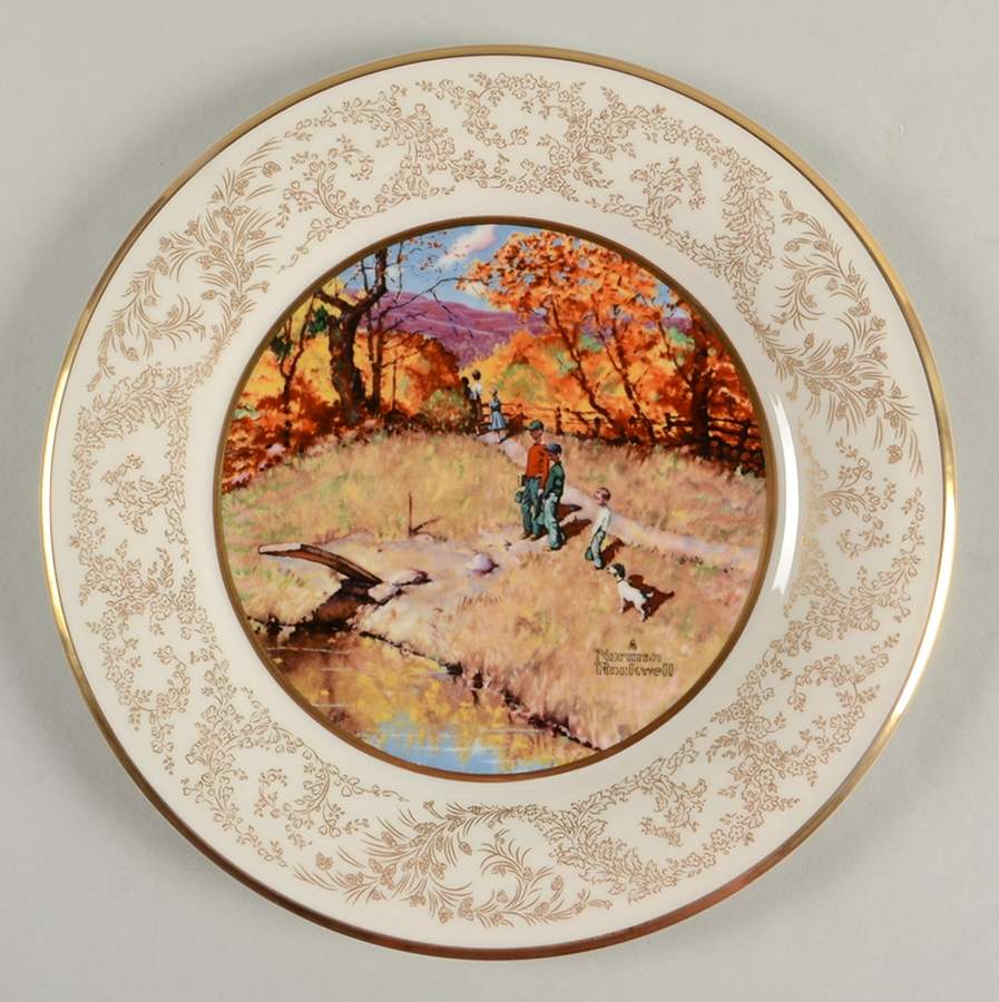 Landscapes-Four Seasons Autumn Reflections - Boxed by Gorham-1