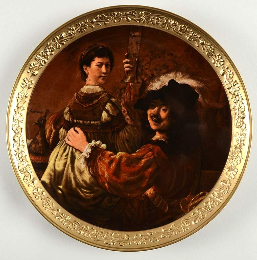 Gallery of the Masters Self Portrait With Saskia-Rembrandt - Boxed by Gorham-1