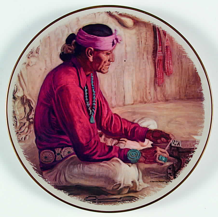 Indian Craft Navajo Silversmith - No Box by Gorham-1