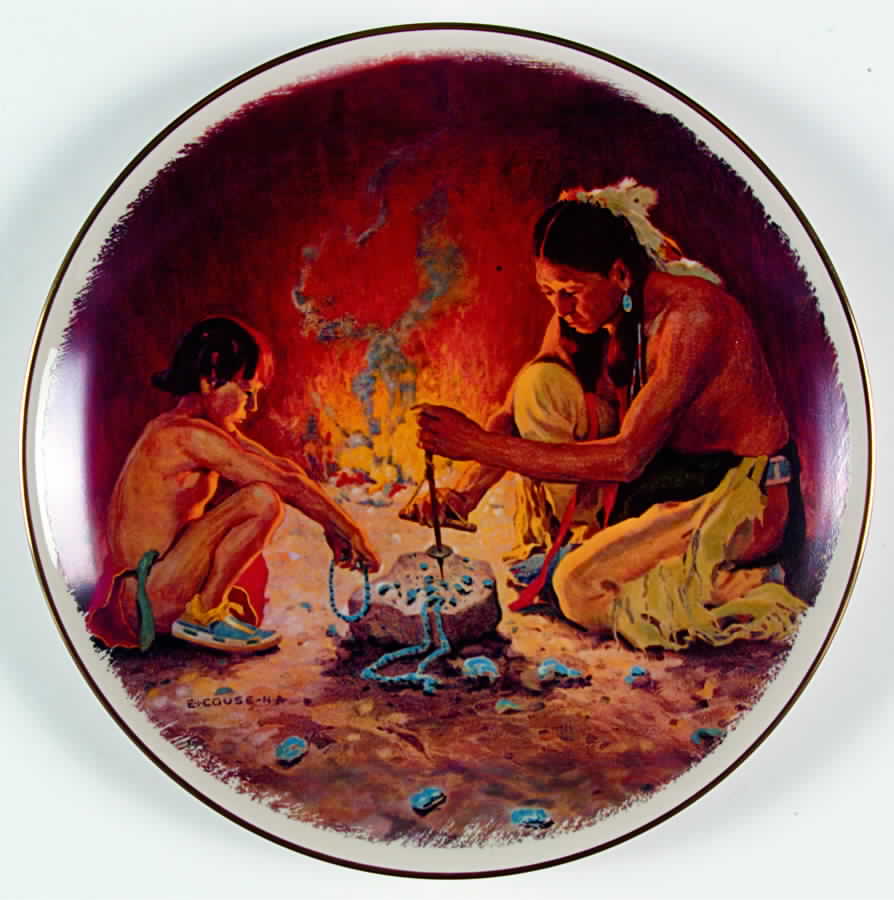Indian Craft Turquoise Bead Maker - Boxed by Gorham-1