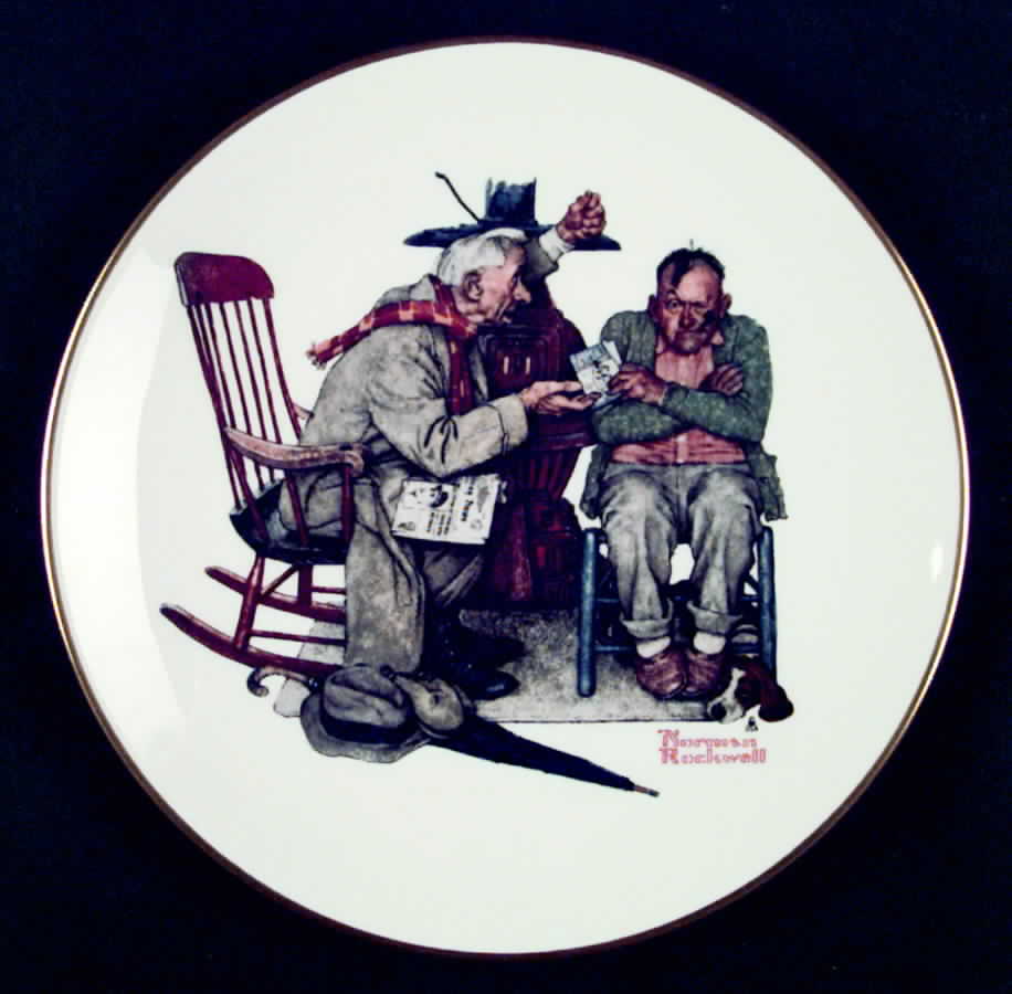 Old Buddies-Four Seasons Endless Debate - Boxed by Gorham-1