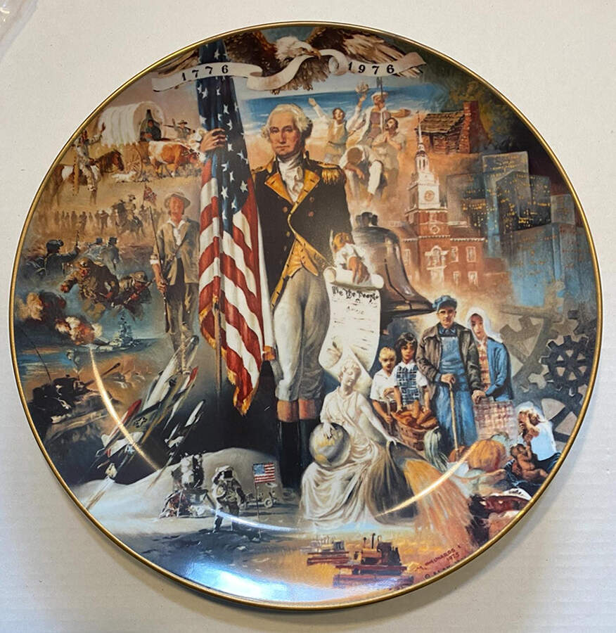 Omnibus Muralis 200 Years With Old Glory - With Box by Gorham-1