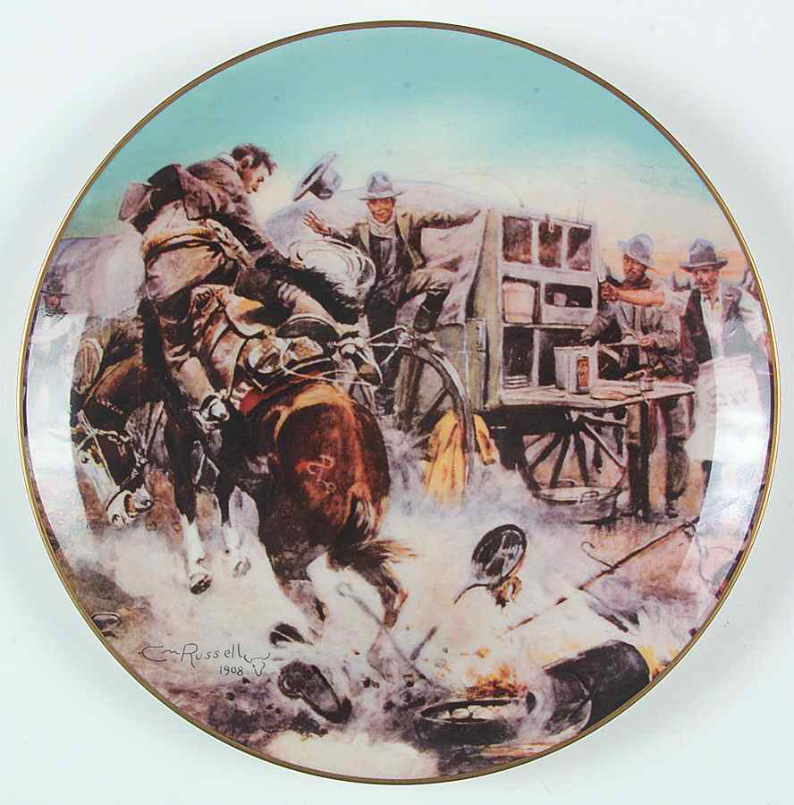 Wildwest Bronc To Breakfast - No Box by Gorham-1