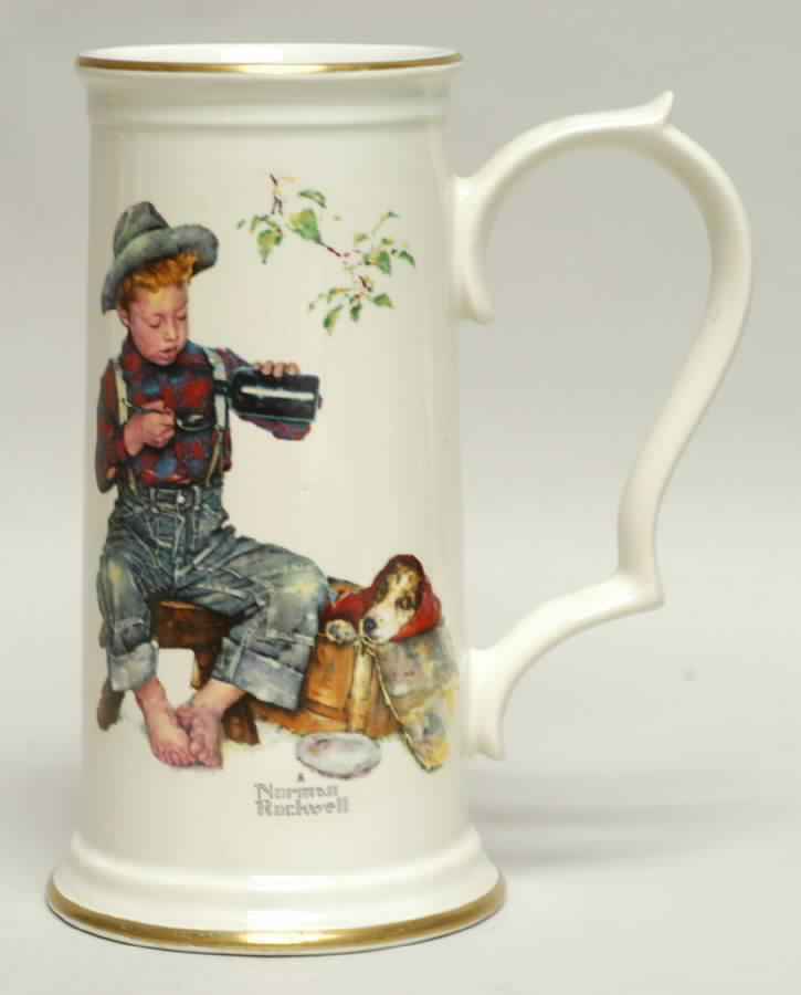 A Boy and His Dog-Four Seasons-Stein Mysterious Malady - Boxed by Gorham-1