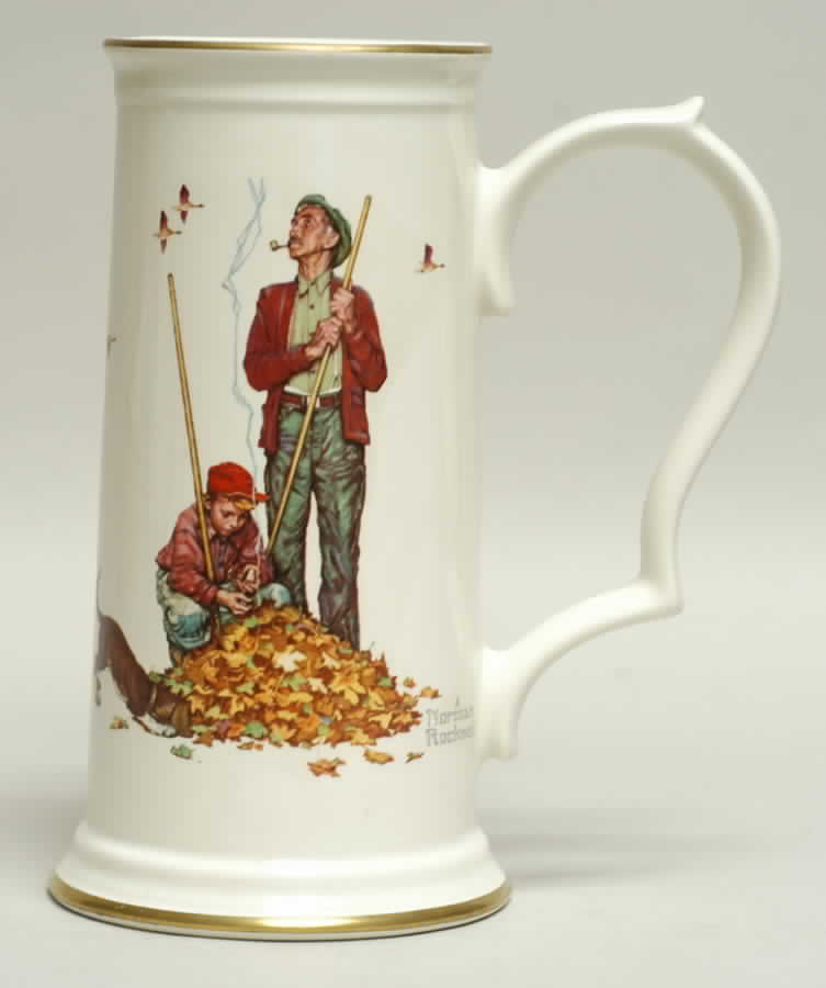 Grandpa & Me-Four Seasons-Stein Pensive Pals - No Box by Gorham-1