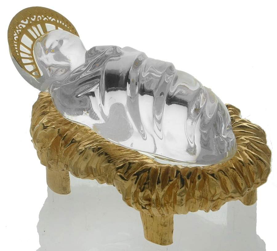 Nativity-Gorham Jesus - No Box by Gorham Crystal-1
