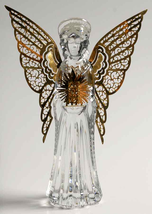 Nativity-Gorham Angel Of Light - No Box by Gorham Crystal-1