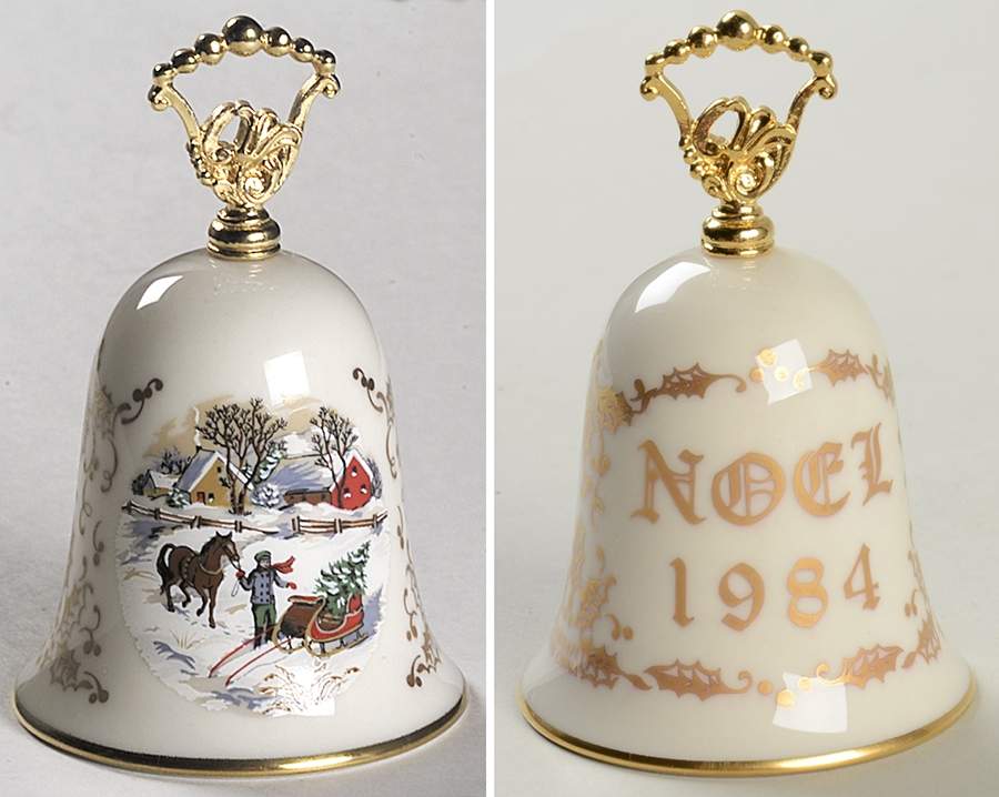 Currier and Ives Bell Hitching Up - Boxed by Gorham-1